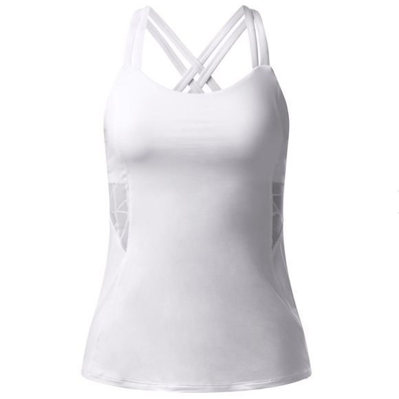 lululemon athletica Tops - Lululemon City Sky Run By Tank White